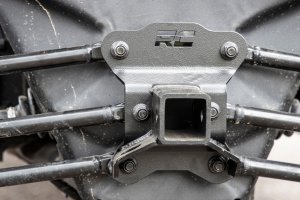 Can-Am Maverick X3 X mr Turbo R Receiver Hitch - Rough Country - 2-Inch - Black - '18-'19 Can-Am Maverick X3 X mr Turbo R Receiver Hitch - Rough Country - 2-Inch - Black - '18-'19